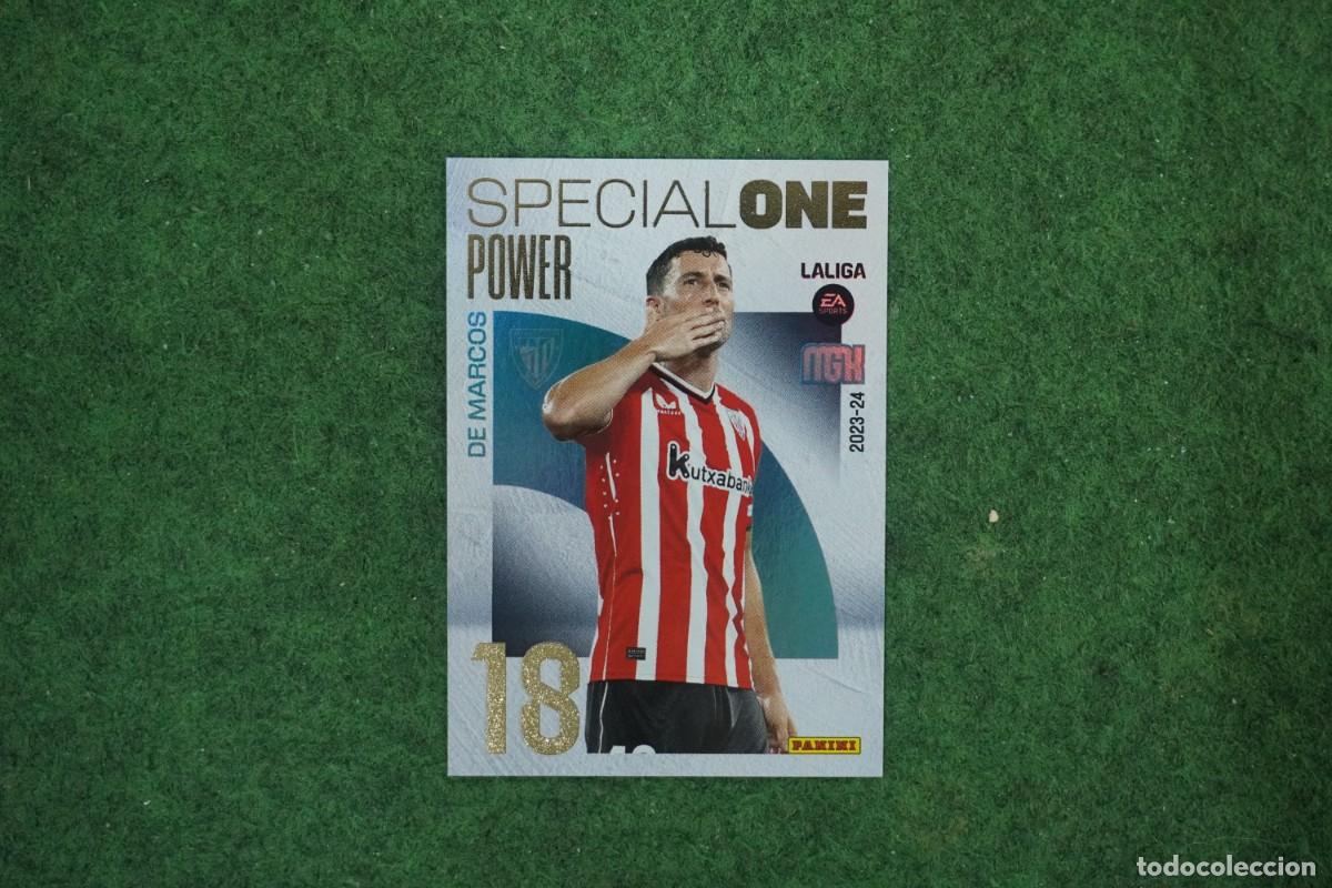 Cromos de f&uacute;tbol: P508 DE MARCOS ATHLETIC CLUB SPECIAL ONE POWER MEGACRACKS 2023 2024 MGK 23 24 PANINI LALIGA