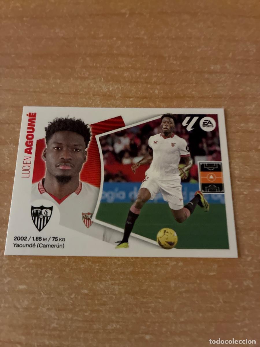 Cromos de f&uacute;tbol: 14 BIS AGOUME SEVILLA LIGA ESTE 2024 2025