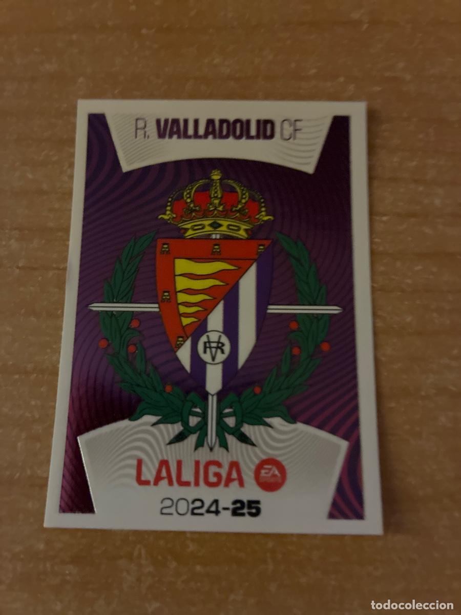 Football Stickers: 1 ESCUDO REAL VALLADOLID LIGA ESTE 2024 2025