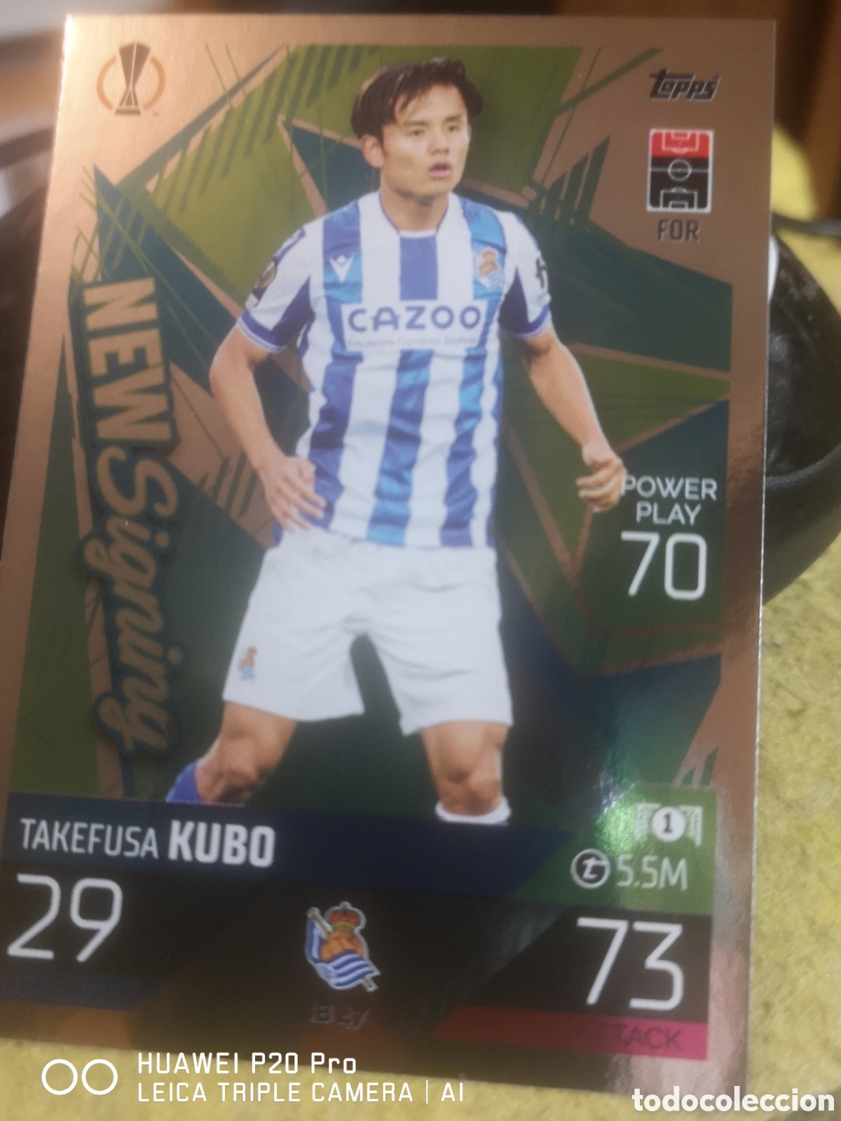 Cromos de f&uacute;tbol: IB 47 TAKE KUBO MATCH ATTAX 2022 2023 NEW SIGNING REAL SOCIEDAD