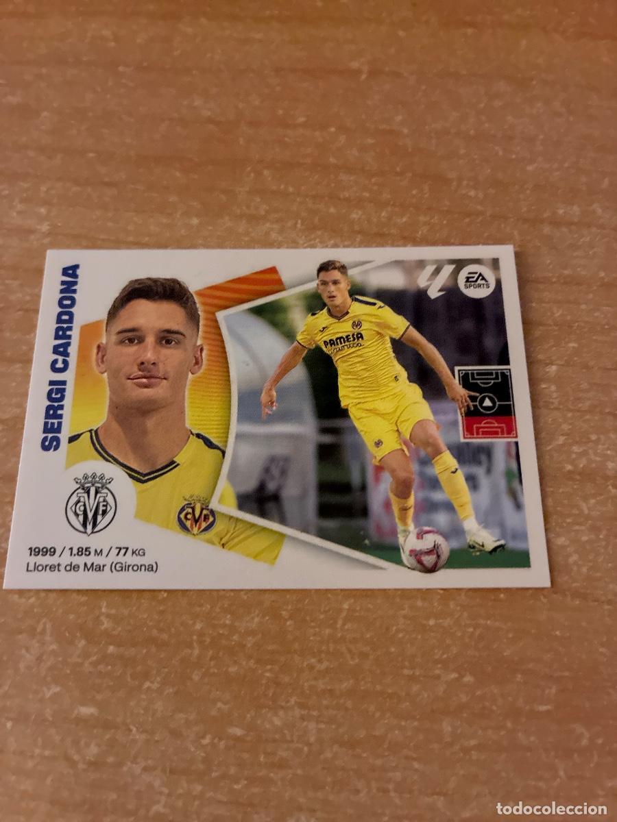 Cromos de f&uacute;tbol: 13 SERGI CARDONA &Uacute;LTIMO FICHAJE VILLARREAL LIGA ESTE 2024 2025