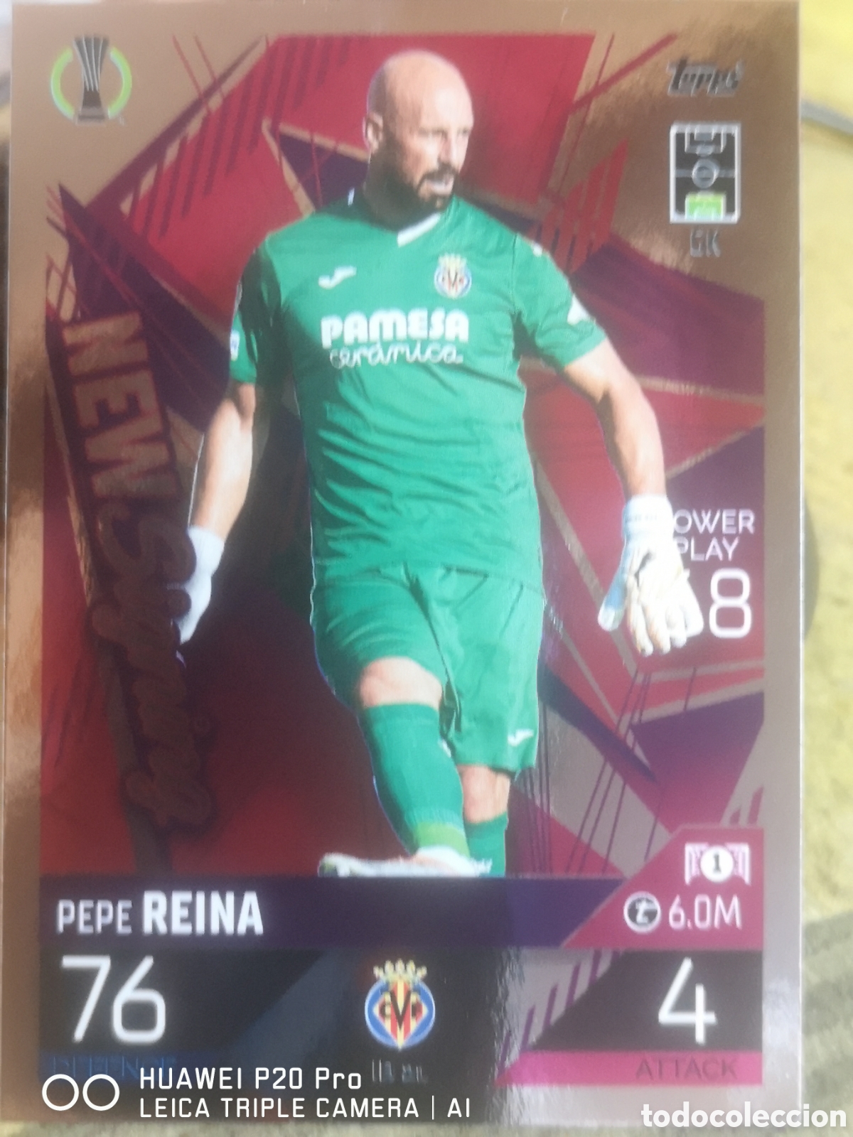 Cromos de f&uacute;tbol: IB 21 PEPE REINA MATCH ATTAX 2022 2023 NEW SIGNING - VILLARREAL