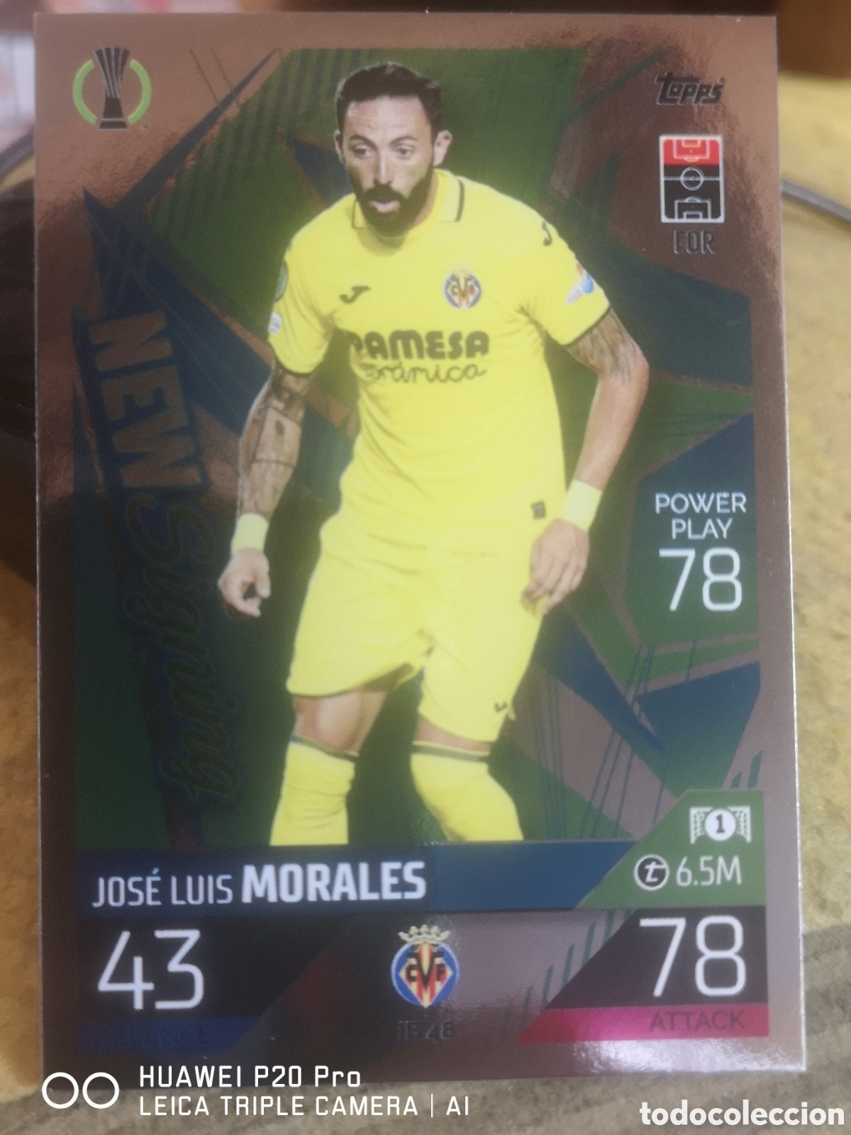 Cromos de f&uacute;tbol: IB 48 MORALES MATCH ATTAX 2022 2023 NEW SIGNING - VILLARREAL