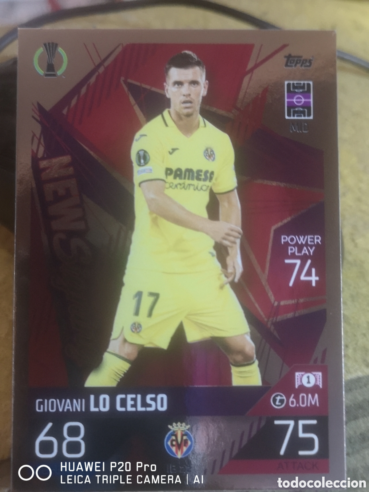 Cromos de f&uacute;tbol: IB 22 LO CELSO MATCH ATTAX 2022 2023 NEW SIGNING - VILLARREAL