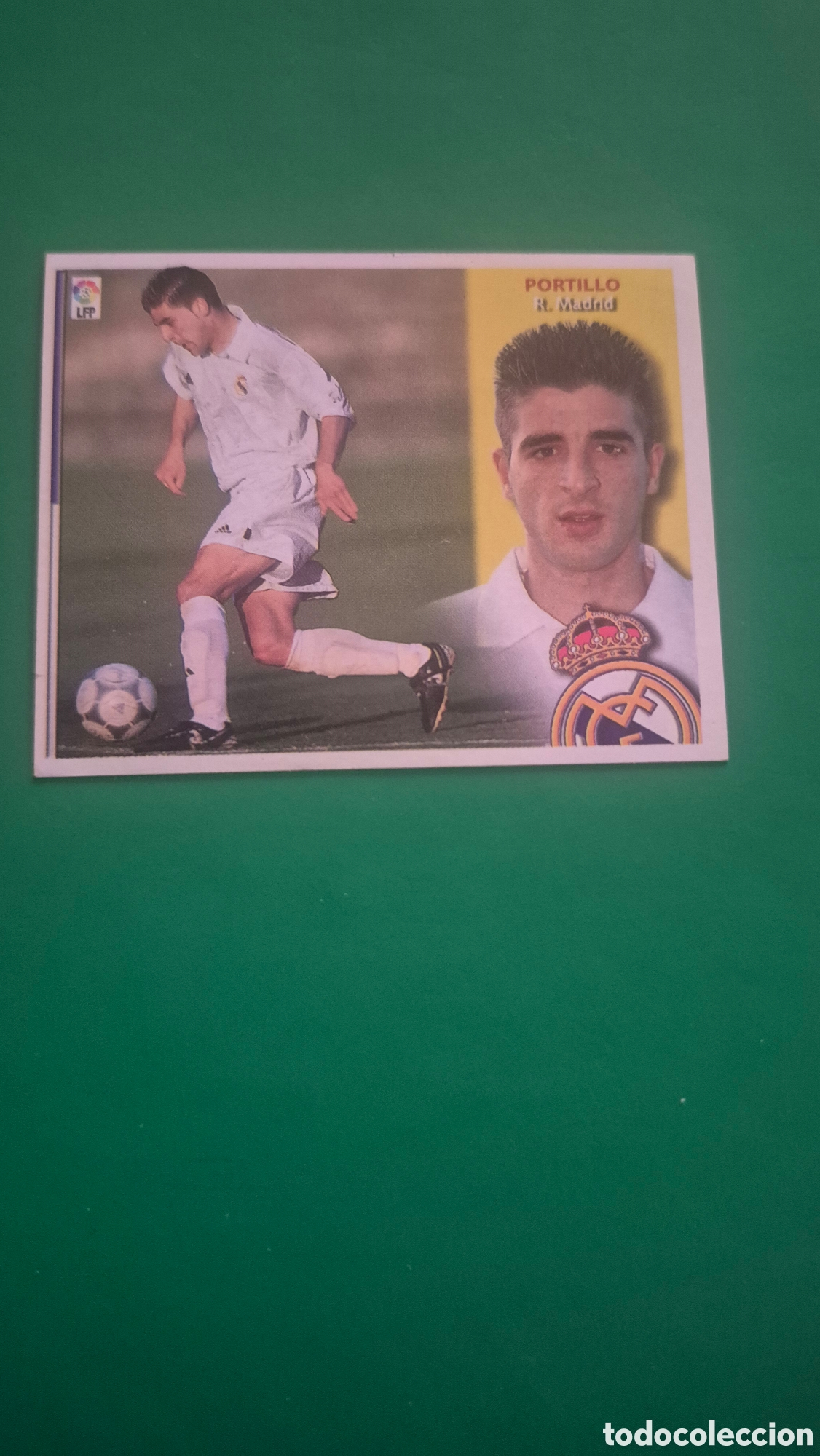 Cromos de f&uacute;tbol: PORTILLO REAL MADRID FICHAJE 2 LIGA ESTE 2002/2003 02 03 NUNCA PEGADO SIN PEGAR