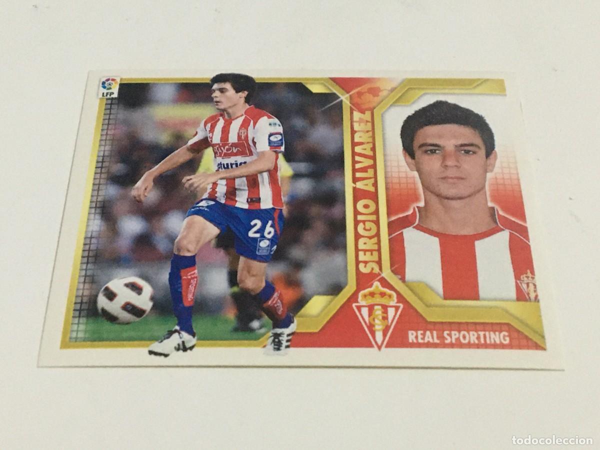 Cromos de f&uacute;tbol: CROMO LIGA 11-12 2011-12 SERGIO ALVAREZ NUMERO 10B COLOCA SPORTING GIJON EDICIONES ESTE NUNCA PEGADO