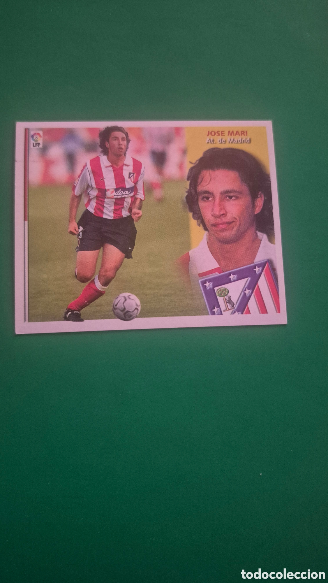 Cromos de f&uacute;tbol: JOS&Eacute; MARI ATL&Eacute;TICO MADRID FICHAJE 4 LIGA ESTE 2002 2003 02 03 NUNCA PEGADO SIN PEGAR