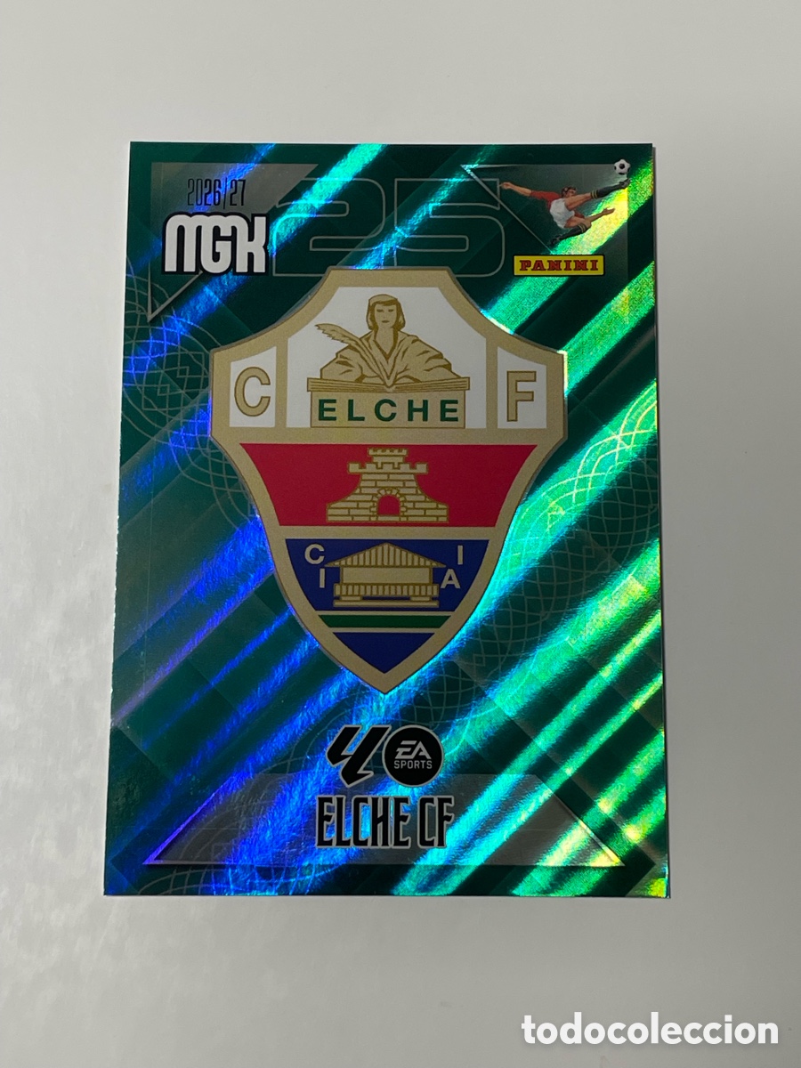 Cromos de f&uacute;tbol: Escudo Elche 26/27 Panini Megacracks #145