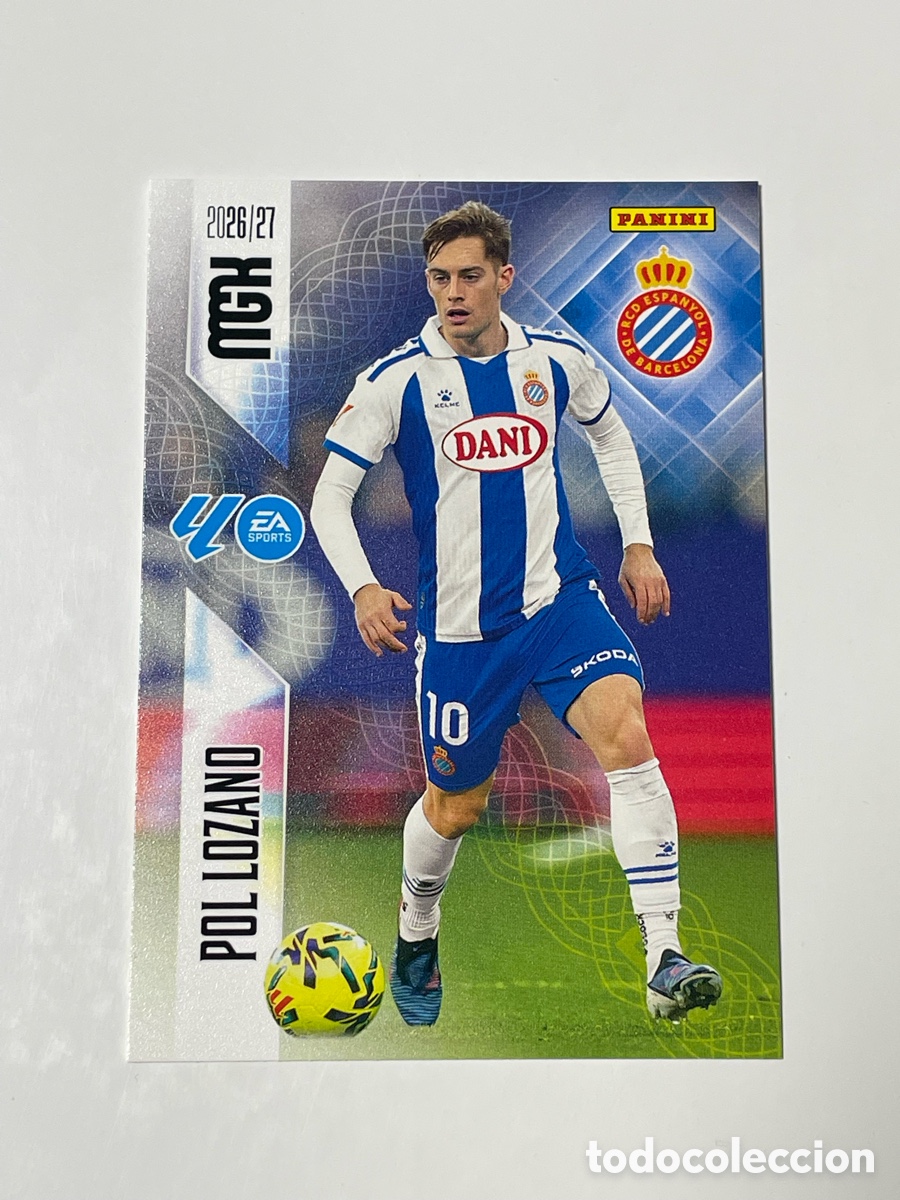 Cromos de f&uacute;tbol: Pol Lozano Espanyol Panini Megacracks 26/27 #173