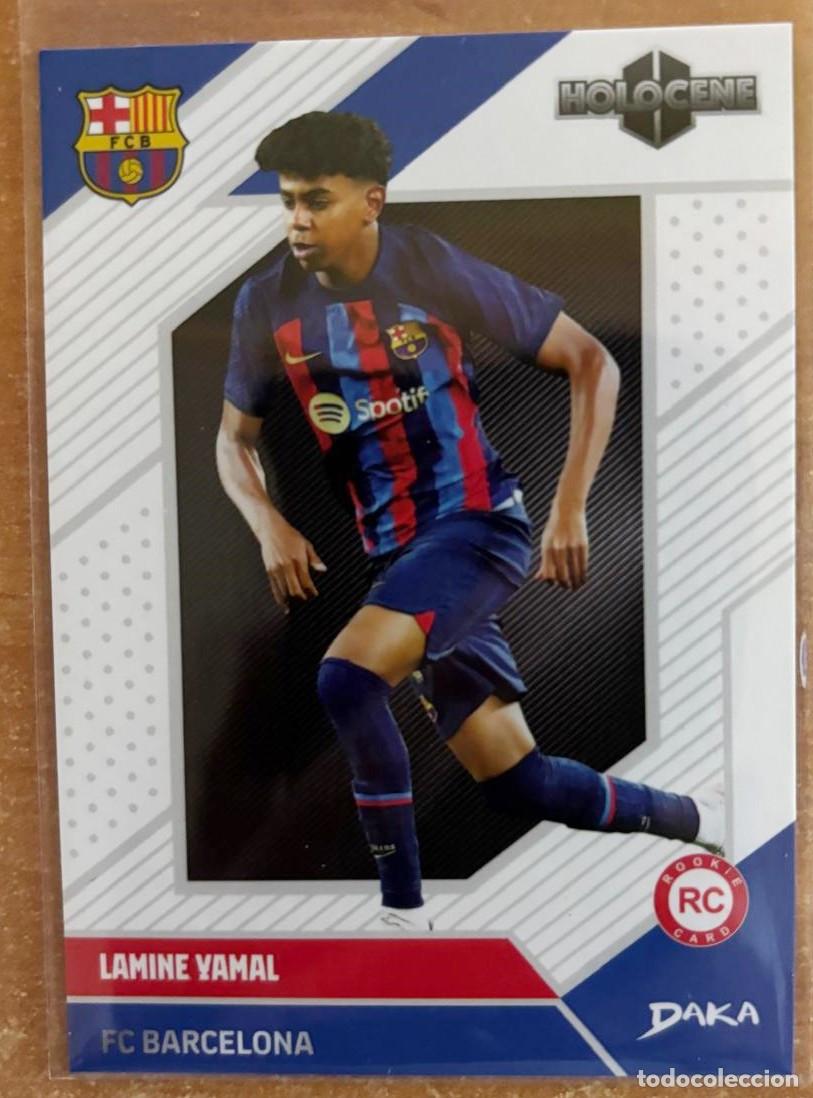 Cromos de f&uacute;tbol: DAKA HOLOCENE 2023-2024 23 24 LAMINE YAMAL (FC BARCELONA) ROOKIE CARD
