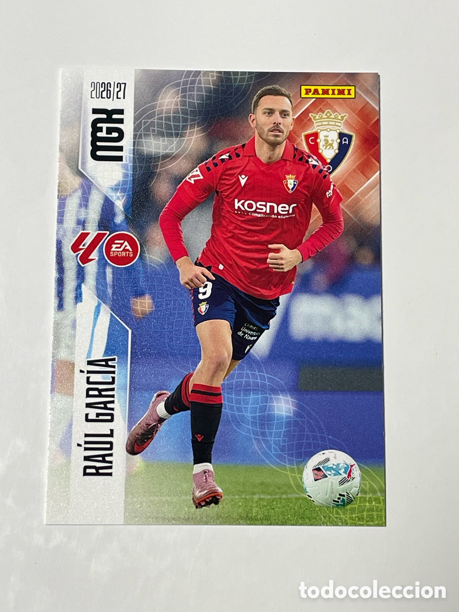 Cromos de f&uacute;tbol: Ra&uacute;l Garc&iacute;a Osasuna Panini Megacracks 26/27 #269