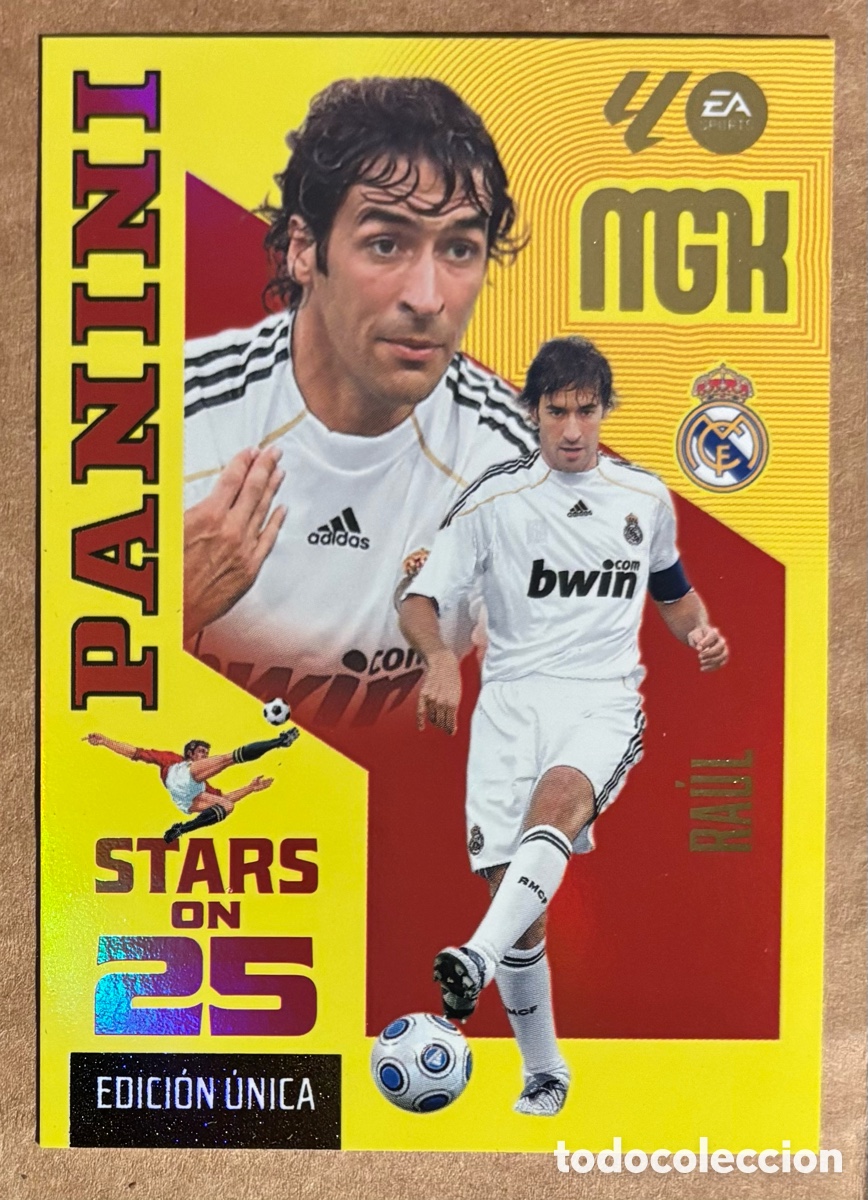 Cromos de f&uacute;tbol: RA&Uacute;L (REAL MADRID). CARTA STARS ON 25 PANINI MEGACRACKS MGK 2026/27. #426.