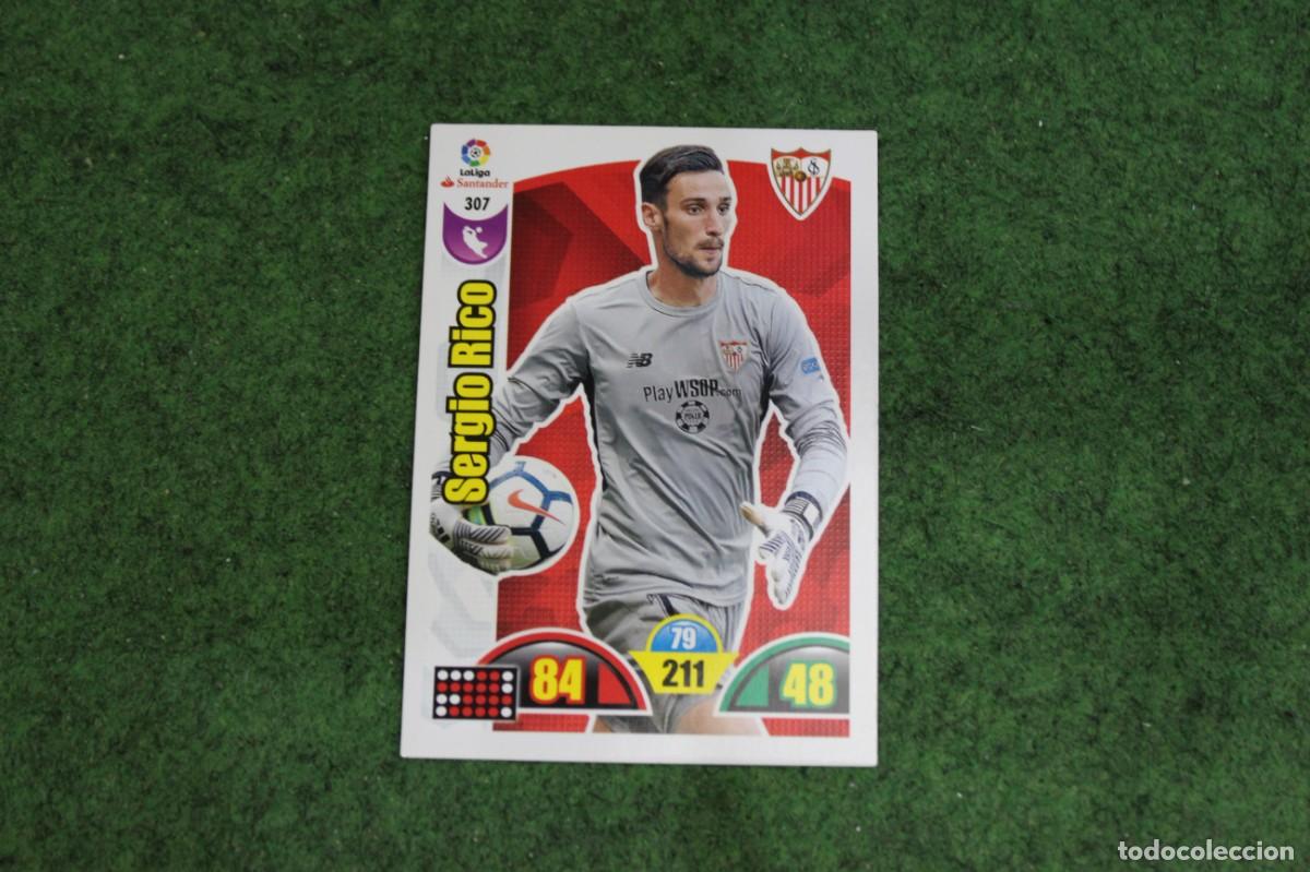Cromos de f&uacute;tbol: 307 SERGIO RICO ADRENALYN XL 2017 2018 17 18 LALIGA SANTANDER