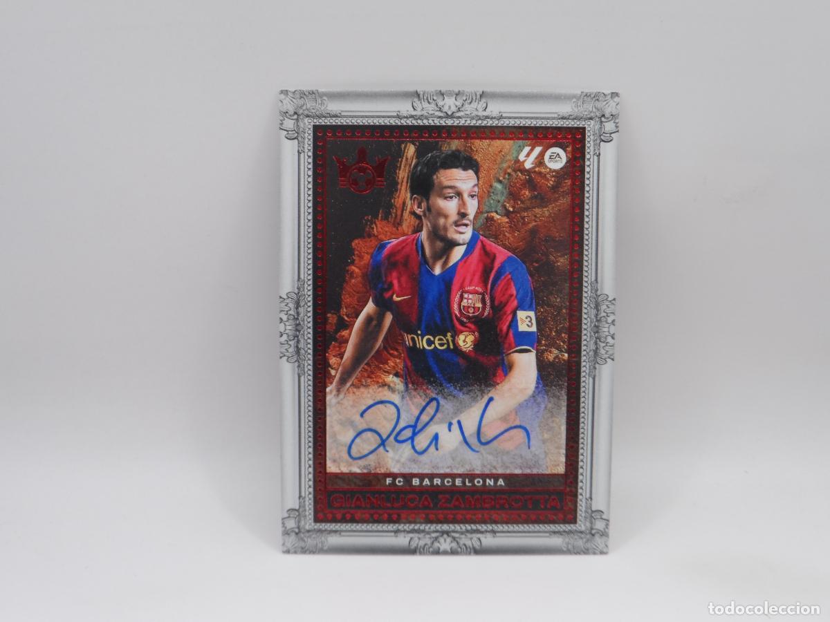 Cromos de f&uacute;tbol: AUTO NUMERADA /49 ZAMBROTTA BARCELONA PANINI PITCH KINGS 2025 2026 25 26 AUTOGRAFO