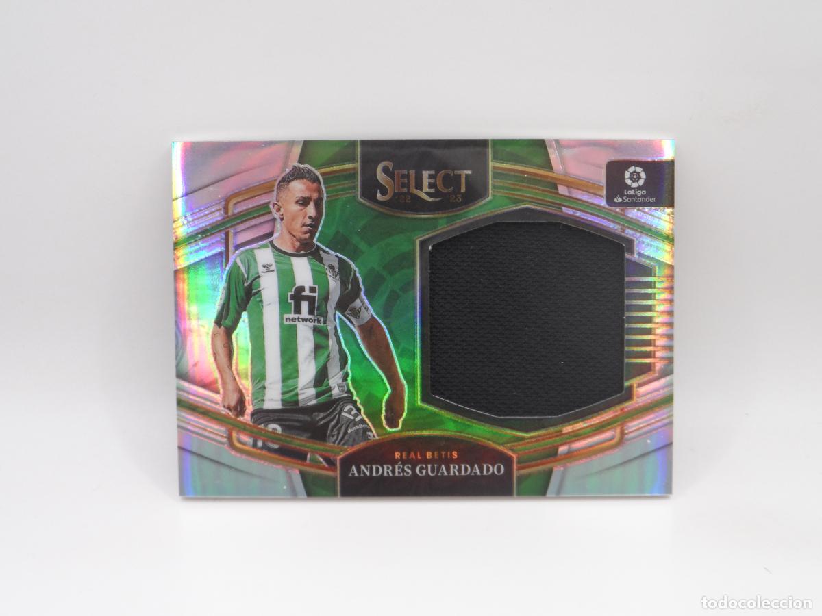 Cromos de f&uacute;tbol: PARCHE JUMBO ANDRES GUARDADO BETIS PANINI SELECT 2022 2023 22 23 PATCH TROZO DE CAMISETA USADO