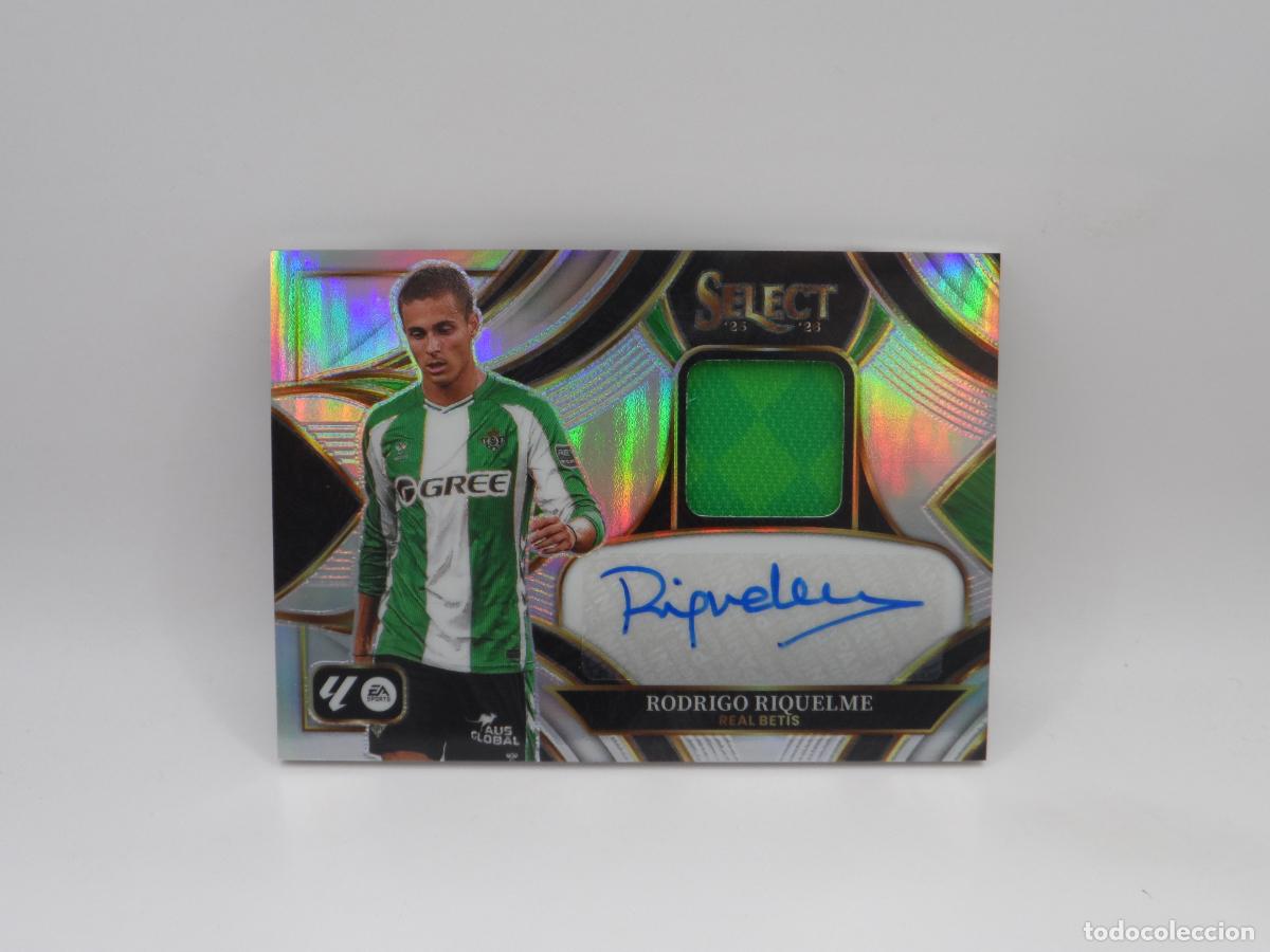 Cromos de f&uacute;tbol: AUTO + PARCHE RODRIGO RIQUELME BETIS PANINI SELECT 2025 2026 25 26 PRIZM AUTOGRAFO + PATCH