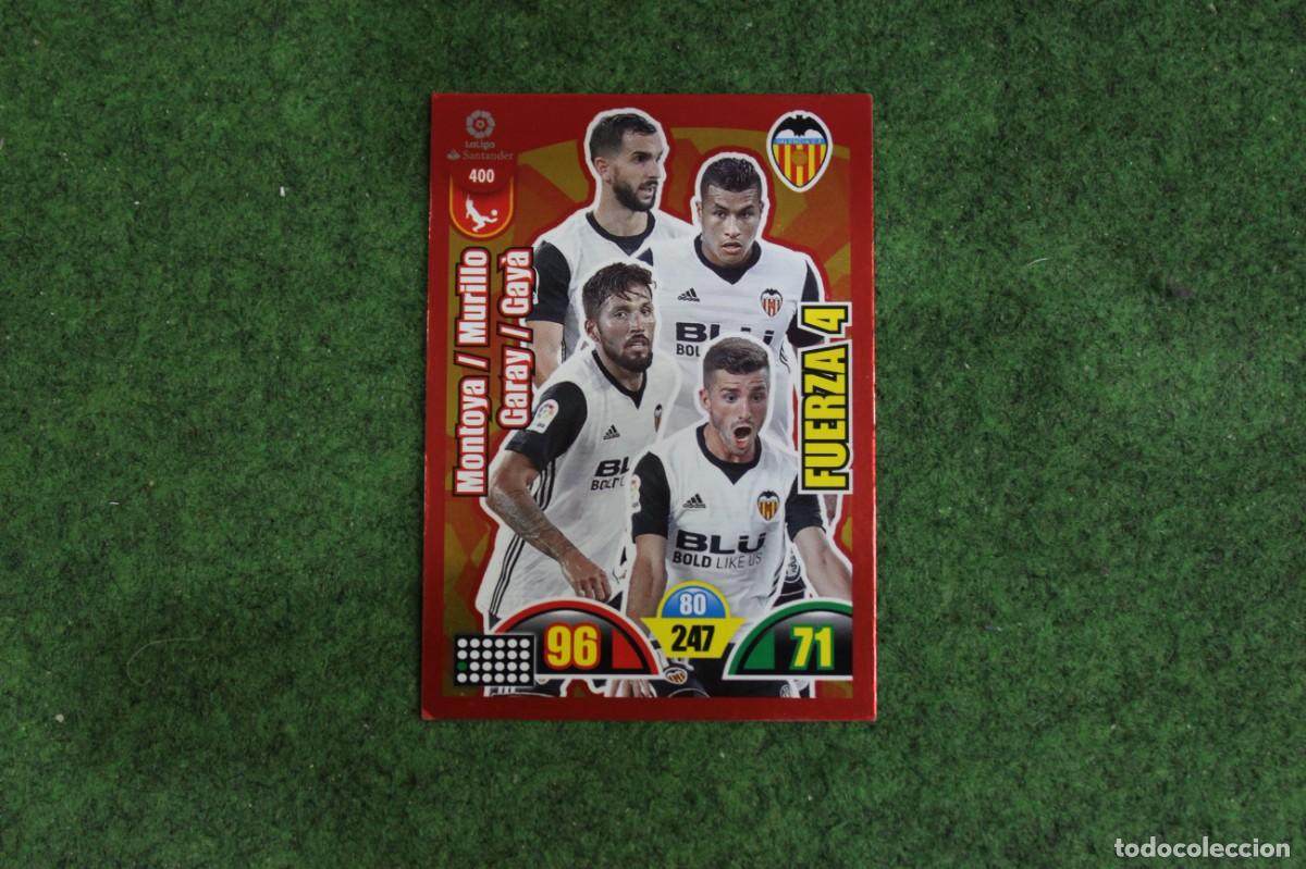 Cromos de f&uacute;tbol: 400 MONTOYA MURILLO GARAY GAY&Agrave; ADRENALYN XL 2017 2018 17 18 LALIGA SANTANDER