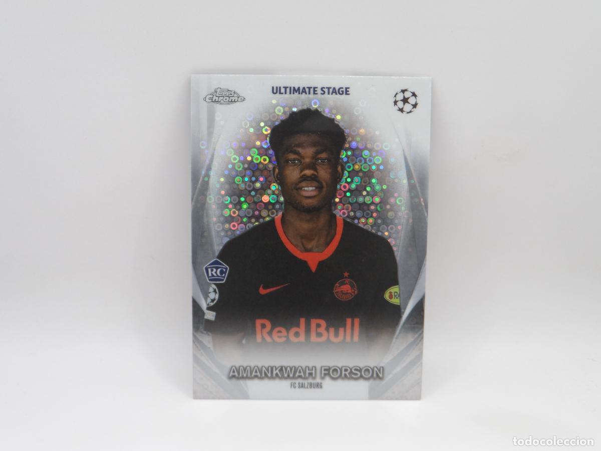 Cromos de f&uacute;tbol: USC-30 AMANKWAH FORSON SALZBURG ULTIMATE STAGE TOPPS CHROME CHAMPIONS LEAGUE 2024