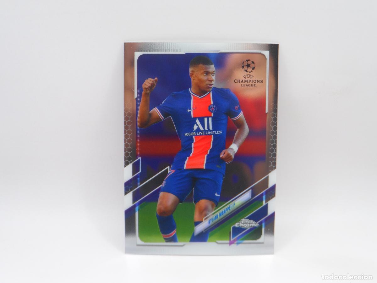 Cromos de f&uacute;tbol: 95 KYLIAN MBAPPE PSG TOPPS CHROME CHAMPIONS LEAGUE 2020 2021 20 21