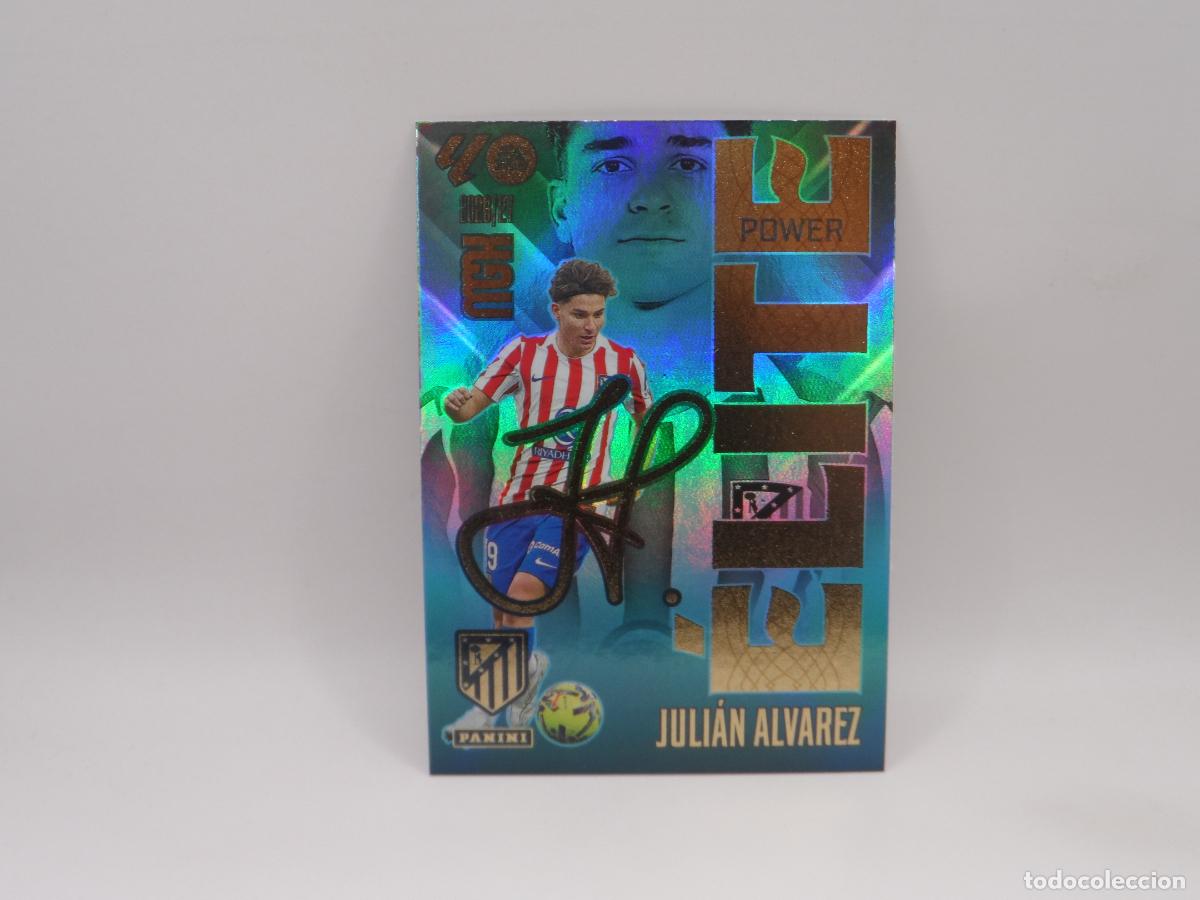 Football Stickers: 8 JULIAN ALVAREZ ATLETICO DE MADRID ELITE POWER PANINI MEGACRACKS 2025 2026 25 26