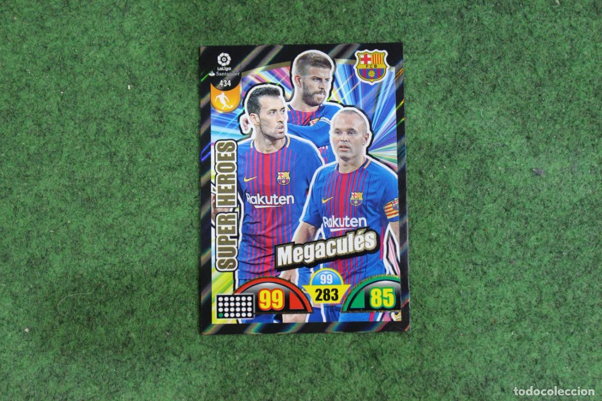 Football Stickers: 434 MEGACUL&Eacute;S ADRENALYN XL 2017 2018 17 18 LALIGA SANTANDER
