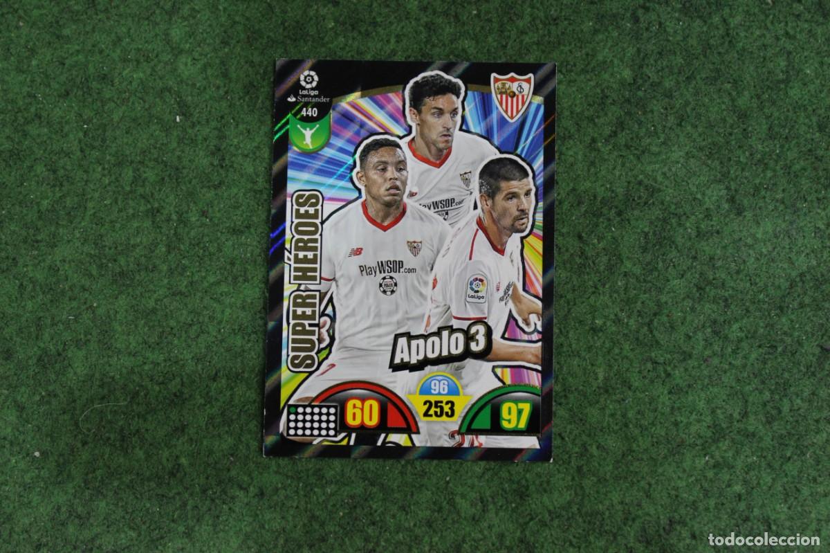 Football Stickers: 440 APOLO 3 ADRENALYN XL 2017 2018 17 18 LALIGA SANTANDER