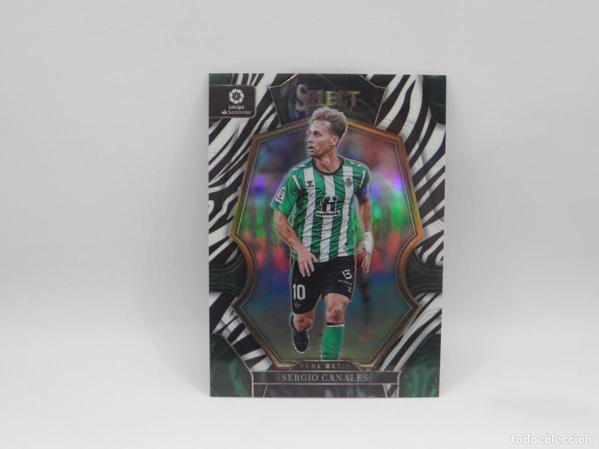 Cromos de f&uacute;tbol: 157 SERGIO CANALES NUMERADA /25 ZEBRA BETIS PANINI SELECT 2022 2023 22 23 PRIZM