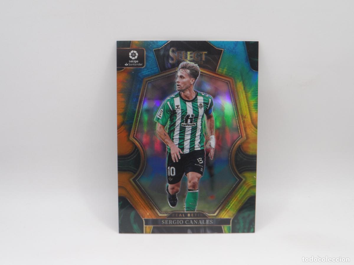 Cromos de f&uacute;tbol: 157 SERGIO CANALES NUMERADA /35 TIE-DYE BETIS PANINI SELECT 2022 2023 22 23 PRIZM