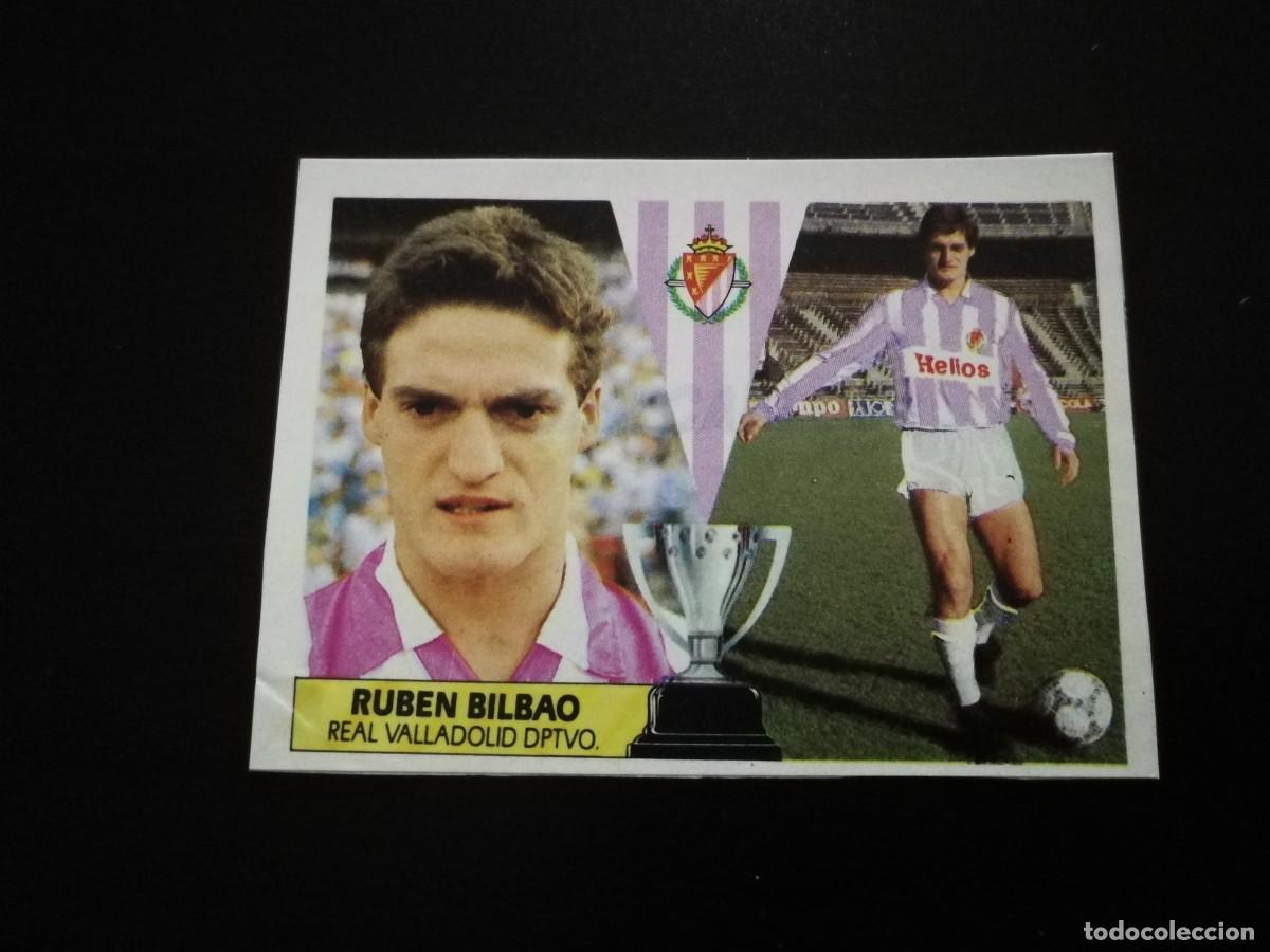 Figurine di Calcio: Ruben Bilbao Coloca Real Valladolid editorial Este 87/88, 1987-1988 recuperado
