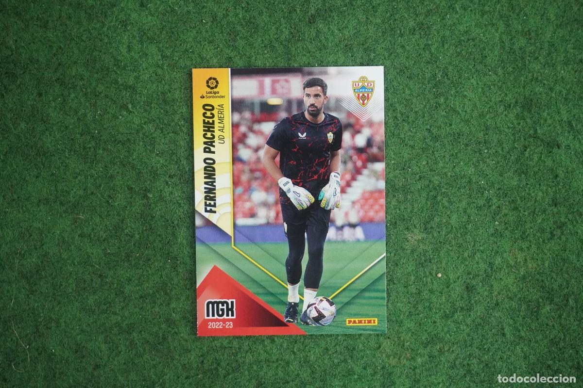 Cromos de f&uacute;tbol: 12 FERNANDO PACHECO ALMERIA MEGACRACKS 2022 2023 LALIGA SANTANDER MGK 22 23 PANINI