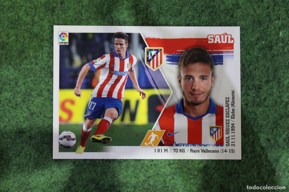 Cromos de f&uacute;tbol: 14 SA&Uacute;L ATL&Eacute;TICO DE MADRID LIGA ESTE PANINI 2015 2016 LIGA BBVA