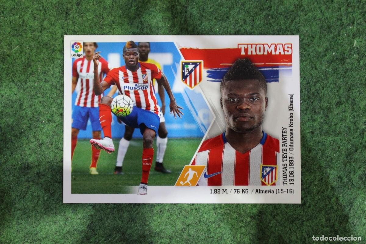 Cromos de f&uacute;tbol: 15 BIS THOMAS COLOCA ATL&Eacute;TICO DE MADRID LIGA ESTE PANINI 2015 2016 LIGA BBVA