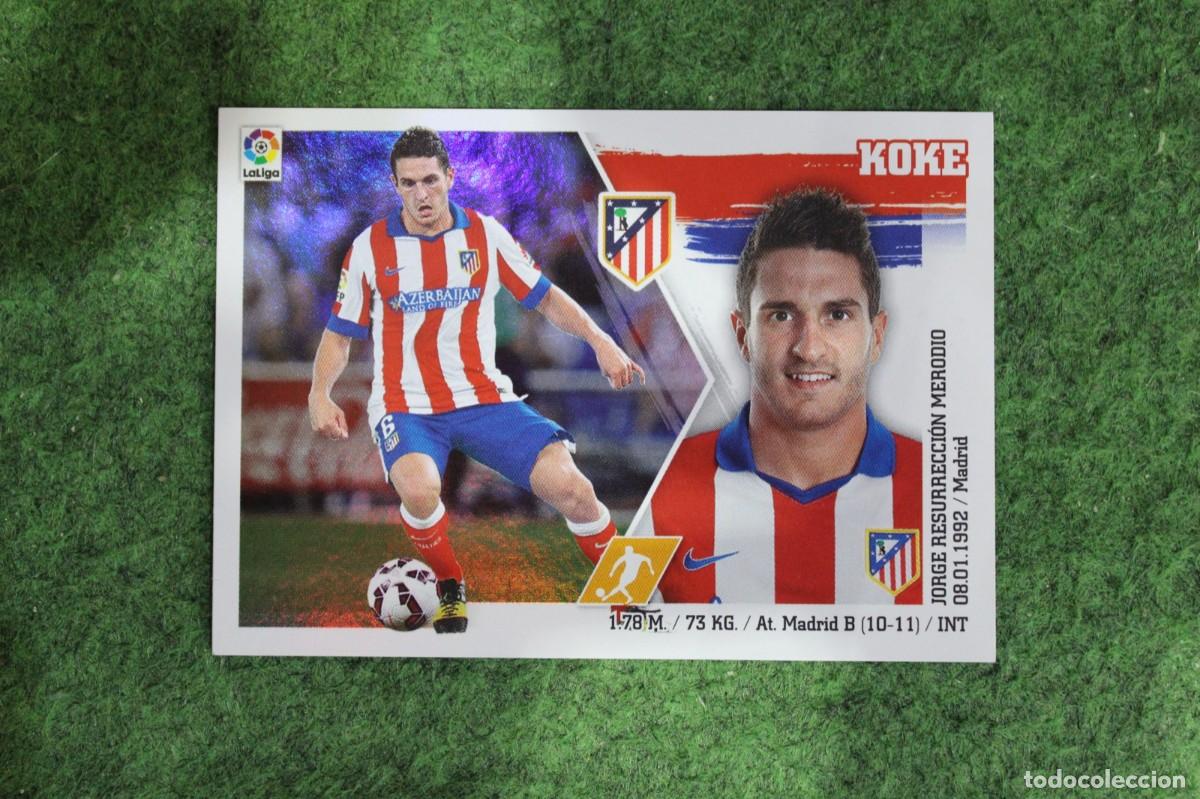 Cromos de f&uacute;tbol: 16 KOKE ATL&Eacute;TICO DE MADRID LIGA ESTE PANINI 2015 2016 LIGA BBVA