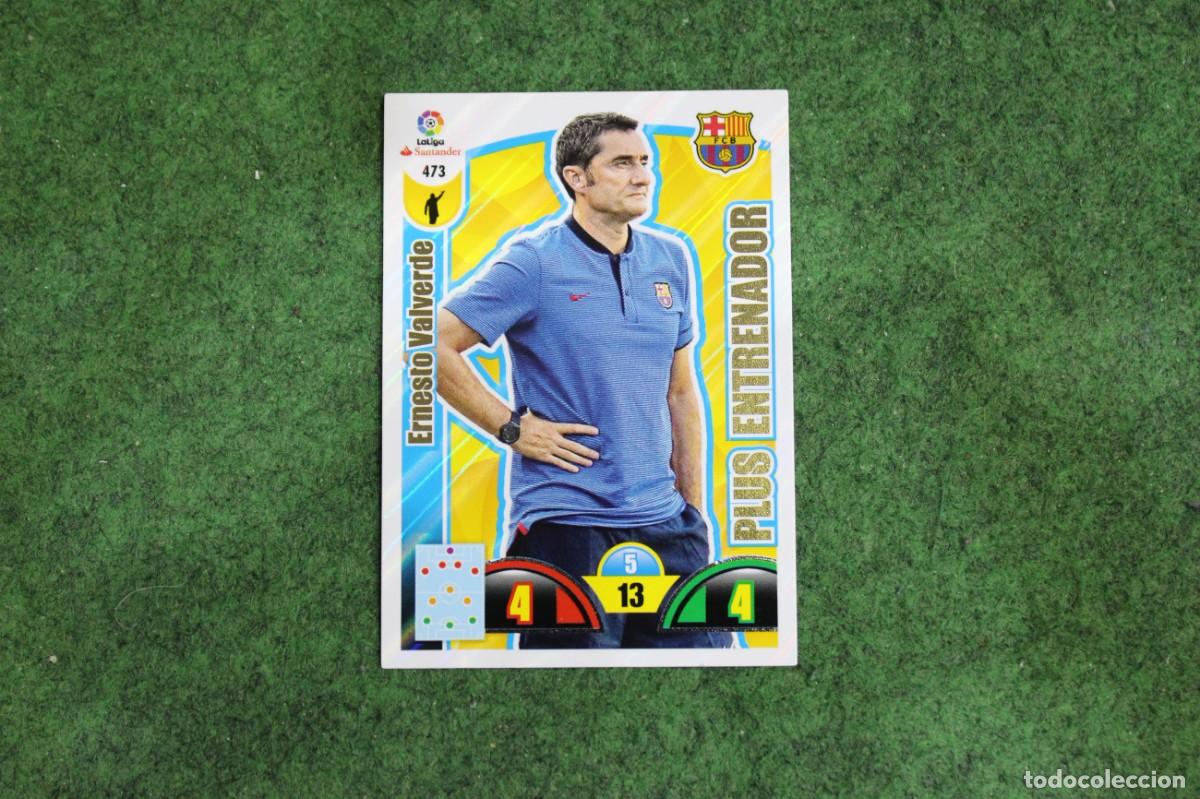 Cromos de f&uacute;tbol: 473 ERNESTO VALVERDE ADRENALYN XL 2017 2018 17 18 LALIGA SANTANDER