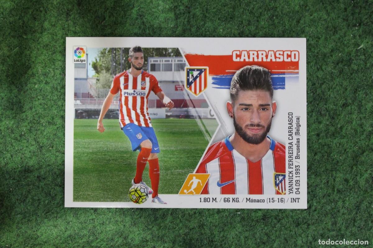 Cromos de f&uacute;tbol: 17 CARRASCO ATL&Eacute;TICO DE MADRID LIGA ESTE PANINI 2015 2016 LIGA BBVA