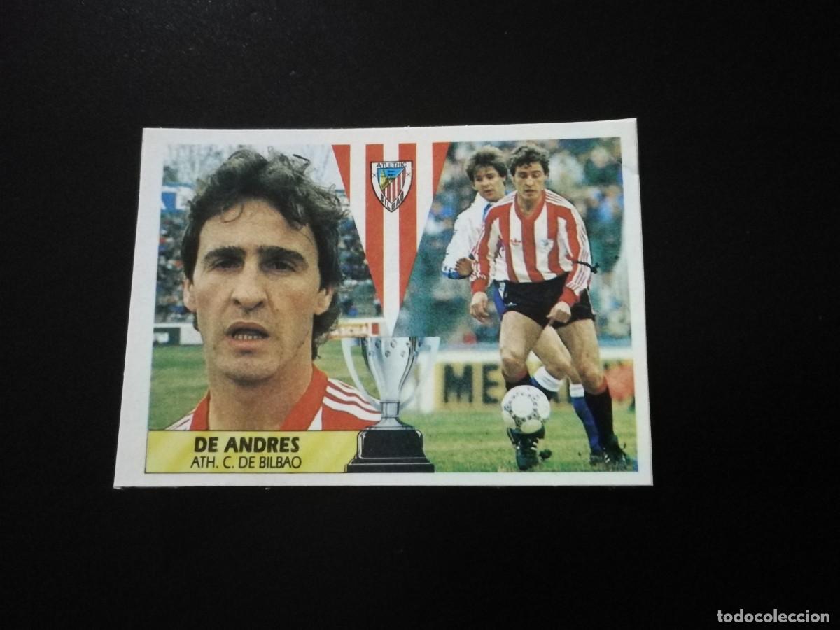 Cromos de f&uacute;tbol: De Andres Coloca At de Bilbao Muy dif&iacute;cil editorial Este 87/88, 1987-1988 recuperado