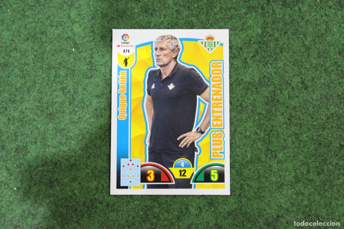 Cromos de f&uacute;tbol: 474 QUIQUE SETI&Eacute;N ADRENALYN XL 2017 2018 17 18 LALIGA SANTANDER