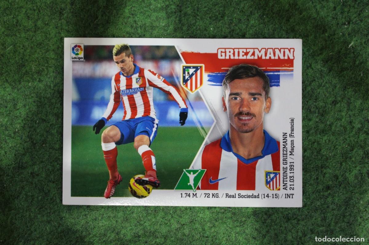 Cromos de f&uacute;tbol: 19 GRIEZMANN ATL&Eacute;TICO DE MADRID LIGA ESTE PANINI 2015 2016 LIGA BBVA