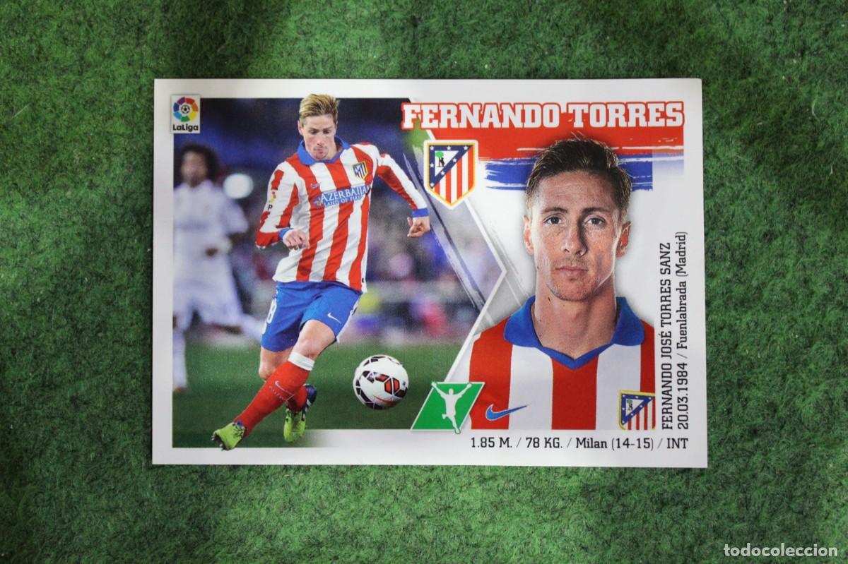 Cromos de f&uacute;tbol: 20 FERNANDO TORRES ATL&Eacute;TICO DE MADRID LIGA ESTE PANINI 2015 2016 LIGA BBVA