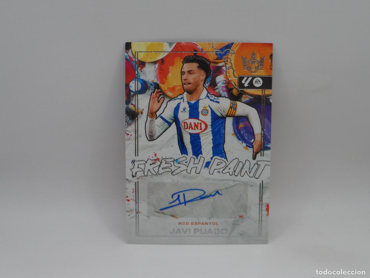 Cromos de f&uacute;tbol: AUTO JAVI PUADO ESPANYOL PANINI PITCH KINGS 2025 2026 25 26 AUTOGRAFO ESPA&Ntilde;OL