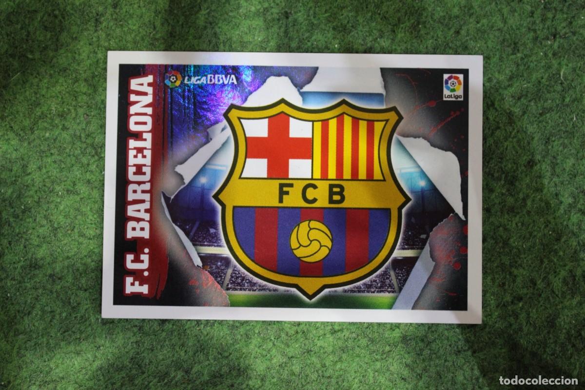 Cromos de f&uacute;tbol: 1 ESCUDO BARCELONA LIGA ESTE PANINI 2015 2016 LIGA BBVA