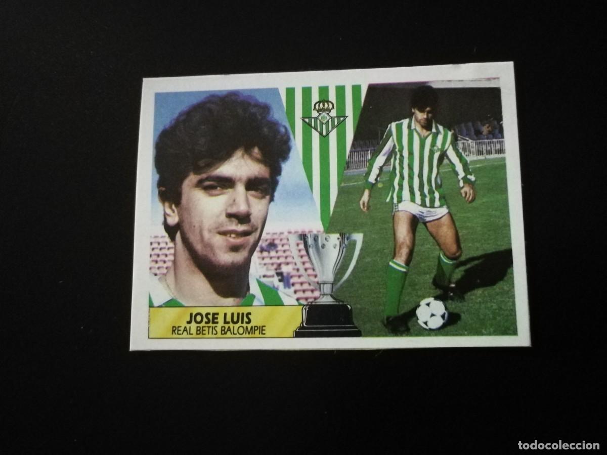 Cromos de f&uacute;tbol: Jos&eacute; Luis Coloca Real Betis Muy dif&iacute;cil editorial Este 87/88, 1987-1988 recuperado