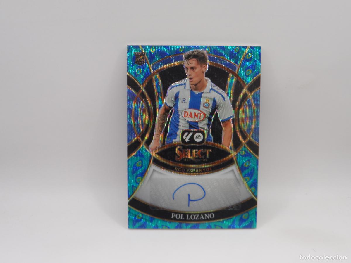 Cromos de f&uacute;tbol: AUTO POL LOZANO ROOKIE PEACOCK ESPANYOL PANINI SELECT 2025 2026 25 26 ESPA&Ntilde;OL PRIZM AUTOGRAFO