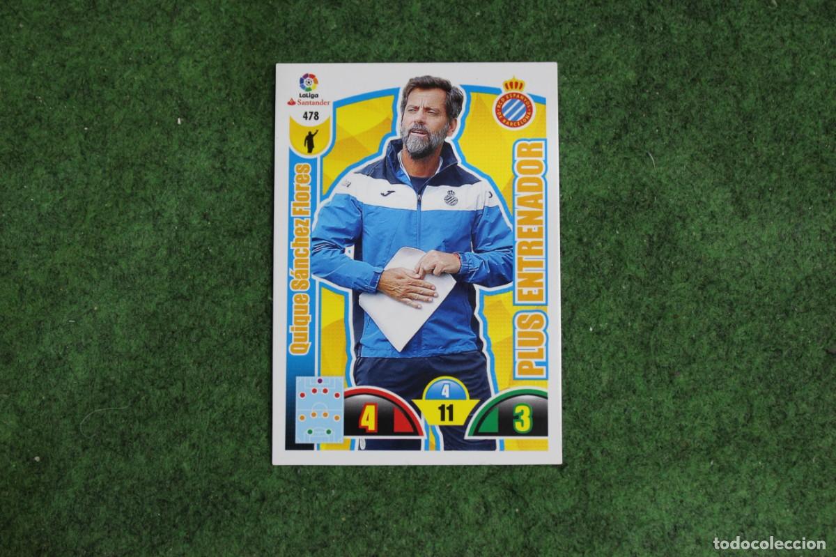 Cromos de f&uacute;tbol: 478 QUIQUE S&Aacute;NCHEZ FLORES ADRENALYN XL 2017 2018 17 18 LALIGA SANTANDER