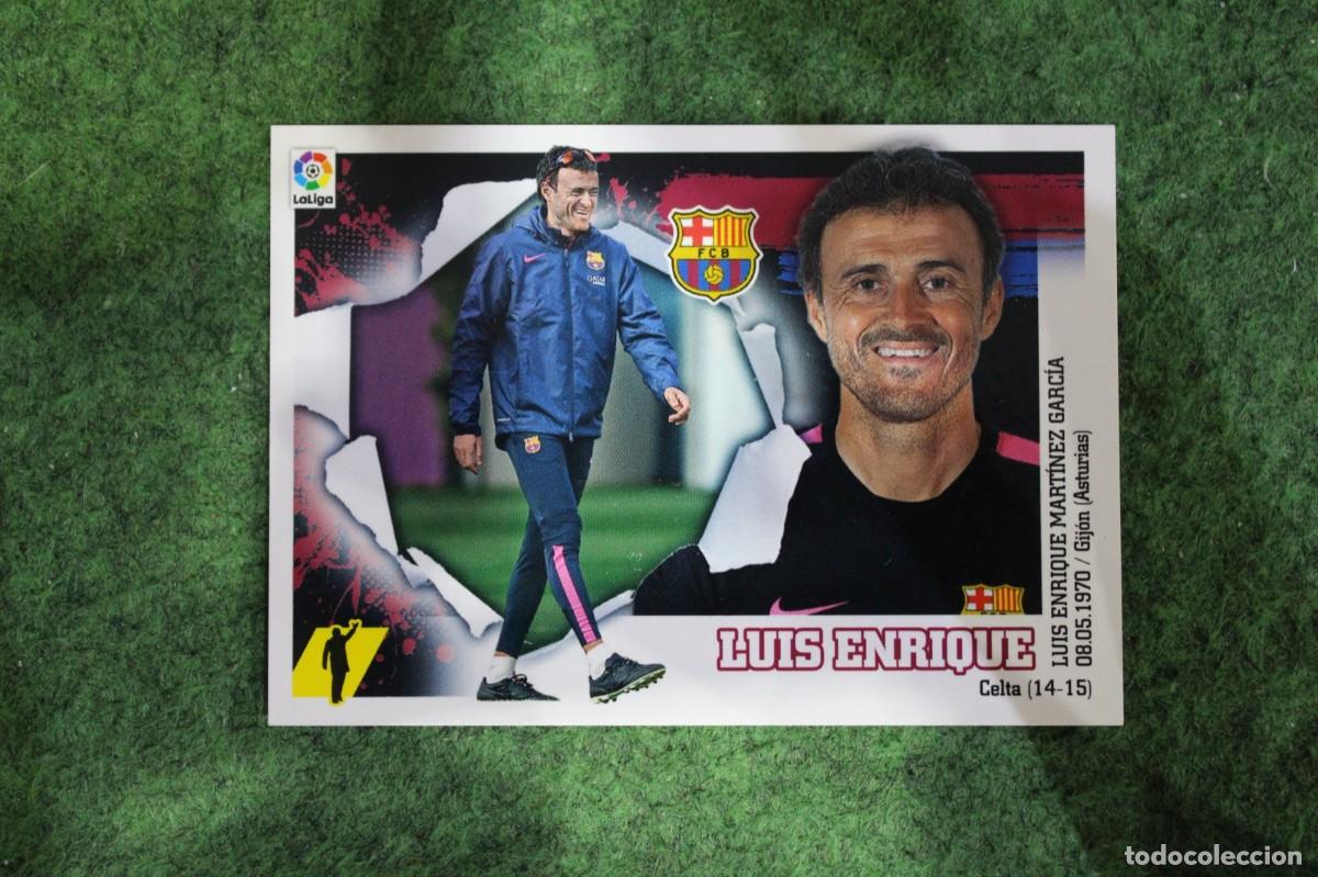 Cromos de f&uacute;tbol: 2 LUIS ENRIQUE BARCELONA LIGA ESTE PANINI 2015 2016 LIGA BBVA