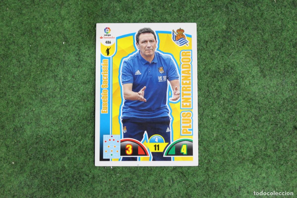 Cromos de f&uacute;tbol: 486 EUSEBIO SACRIST&Aacute;N ADRENALYN XL 2017 2018 17 18 LALIGA SANTANDER