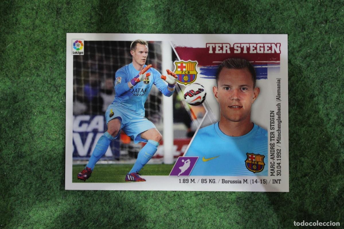 Cromos de f&uacute;tbol: 4 TER STEGEN BARCELONA LIGA ESTE PANINI 2015 2016 LIGA BBVA