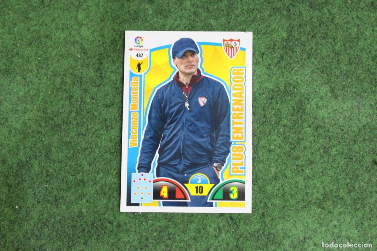 Cromos de f&uacute;tbol: 487 VINCENZO MONTELLA ADRENALYN XL 2017 2018 17 18 LALIGA SANTANDER
