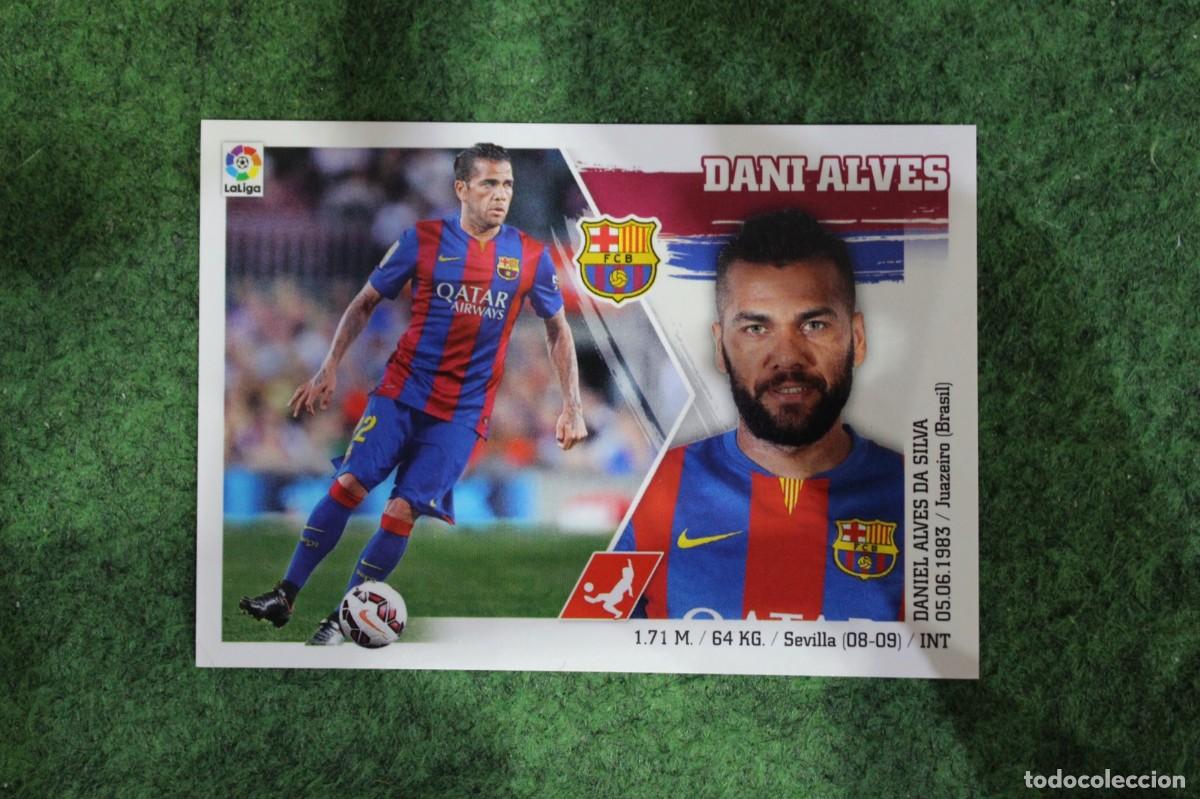 Cromos de f&uacute;tbol: 5 DANI ALVES BARCELONA LIGA ESTE PANINI 2015 2016 LIGA BBVA