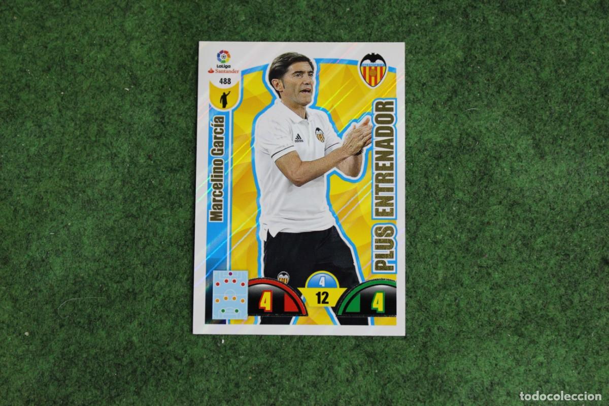 Cromos de f&uacute;tbol: 488 MARCELINO GARC&Iacute;A ADRENALYN XL 2017 2018 17 18 LALIGA SANTANDER